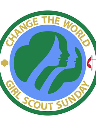 Girl Scout Sunday Patch · United Methodist Men